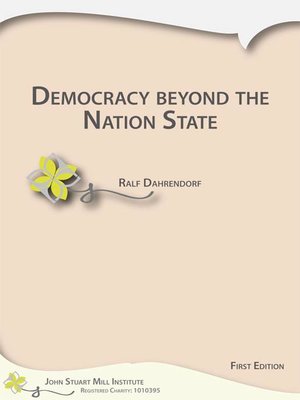 cover image of Democracy Beyond the Nation State